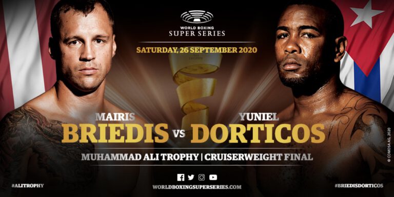 Image: Briedis faces Dorticos on Sept 26 in Munich, Germany