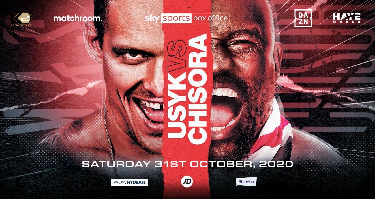 Image: Chisora: Oleksandr Usyk will get Fright of his life on October 31st