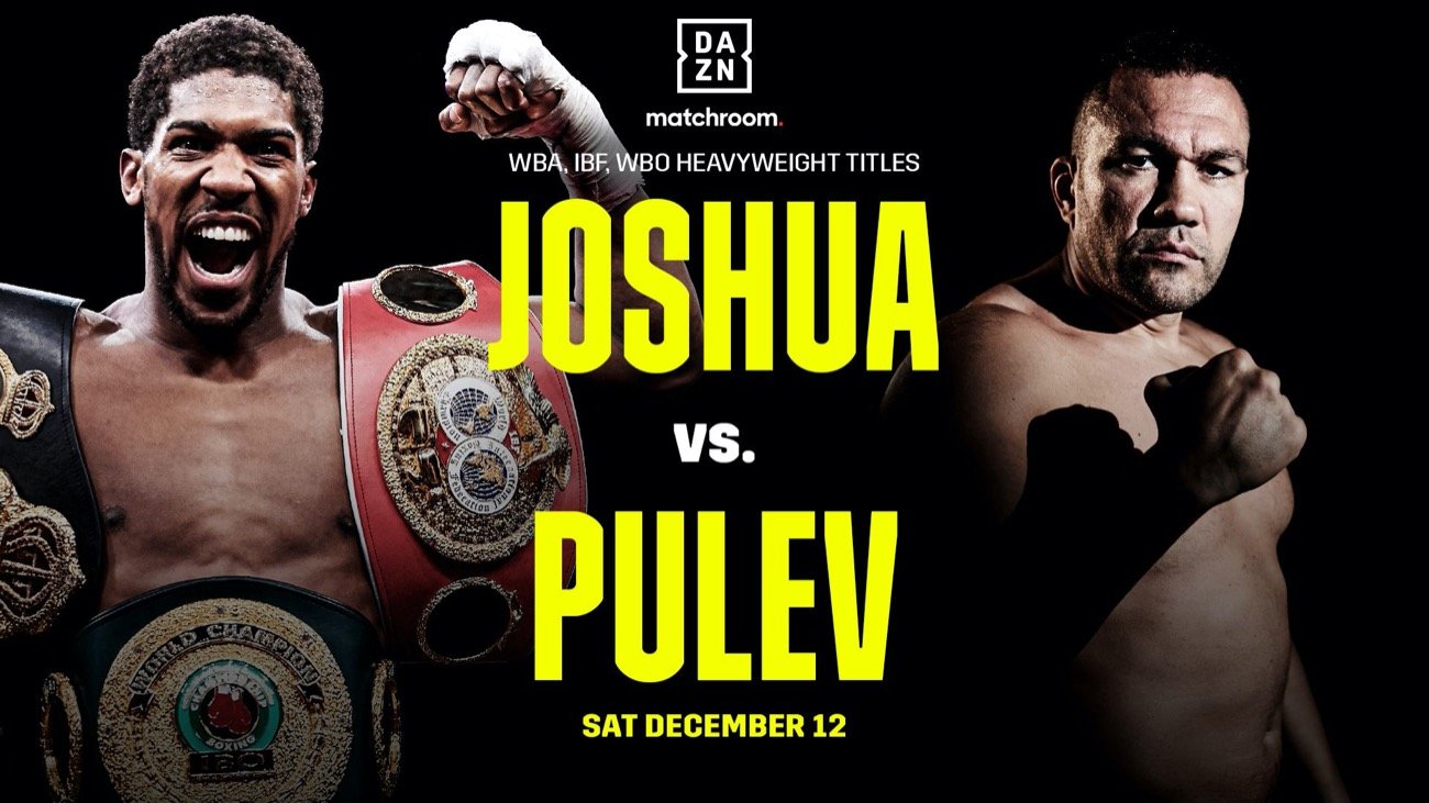 Image: Joshua vs. Pulev a done deal for 12/12 at the O2 in London, UK