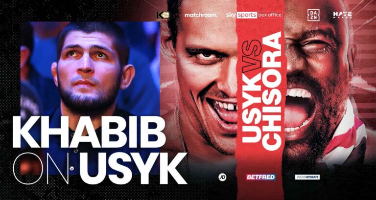 Image: West Ham Winger Yarmolenko & UFC Star Khabib Backing Usyk Ahead Of Chisora Clash