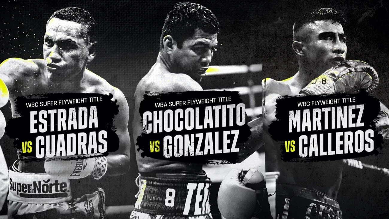 Juan Francisco Estrada Julio Cesar Martinez Roman Gonzalez