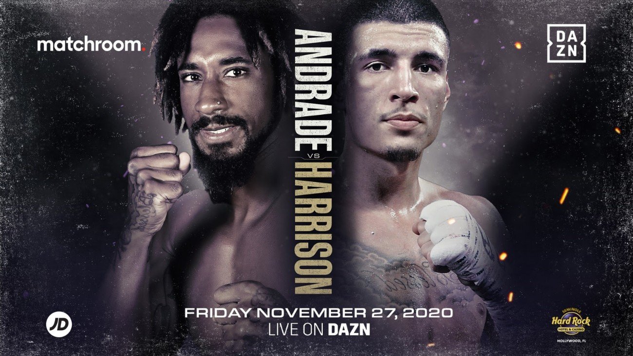 Image: Demetrius Andrade vs. Dusty Hernandez-Harrison added to Jacobs vs. Rosado on Nov.27 on DAZN