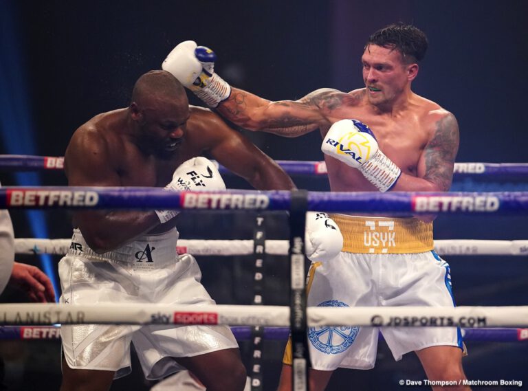 Image: Dillian Whyte rips Usyk, says he "tries to be weird"