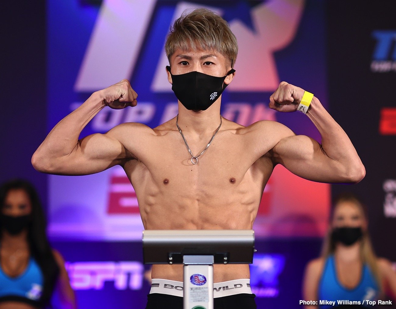 Image: Naoya Inoue 117.7 lbs vs. Jason Moloney 117.9 lbs - weigh-in results for ESPN+