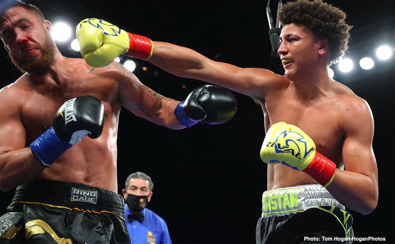 Image: Boxing Results: Jaime Munguia beats Tureano Johnson on gruesome cut