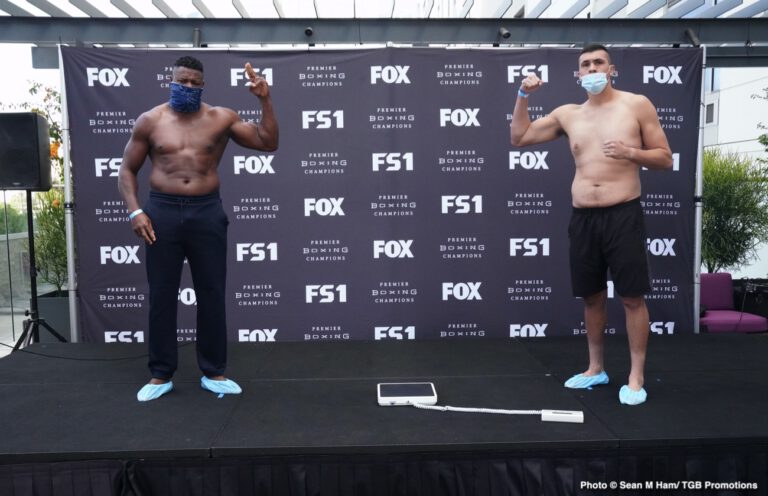 Image: Ortiz vs Flores FOX PBC Fight Night Weigh In Results