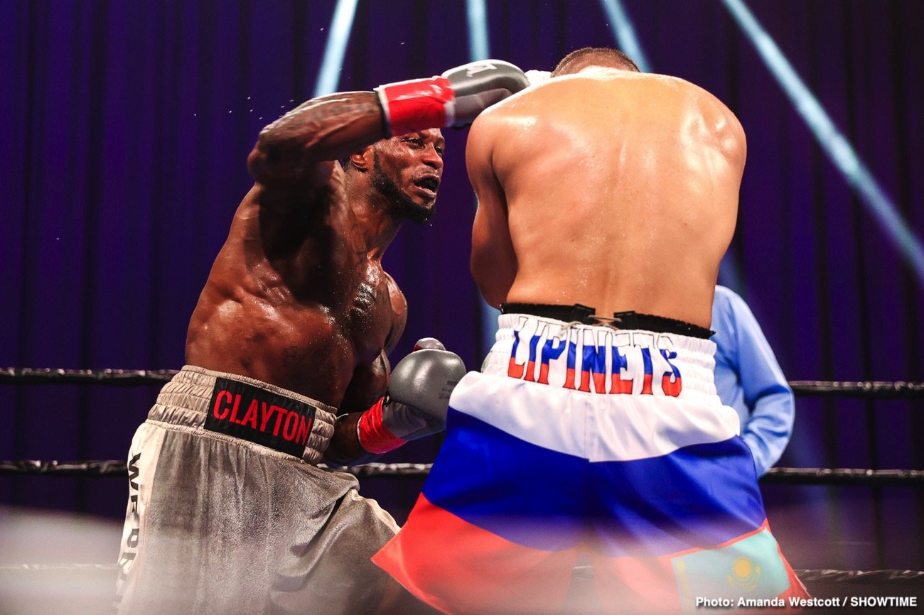 Image: Boxing Results: Sergey Lipinets and Custio Clayton ends in 12-round draw