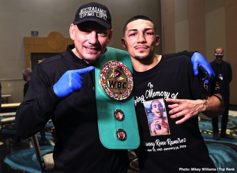 Image: Teofimo Lopez Sr wants $10M from Hearn for Haney fight