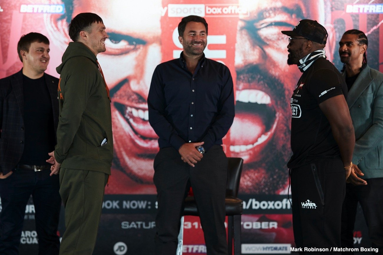 Image: Eddie Hearn: Chisora has got to get Usyk early