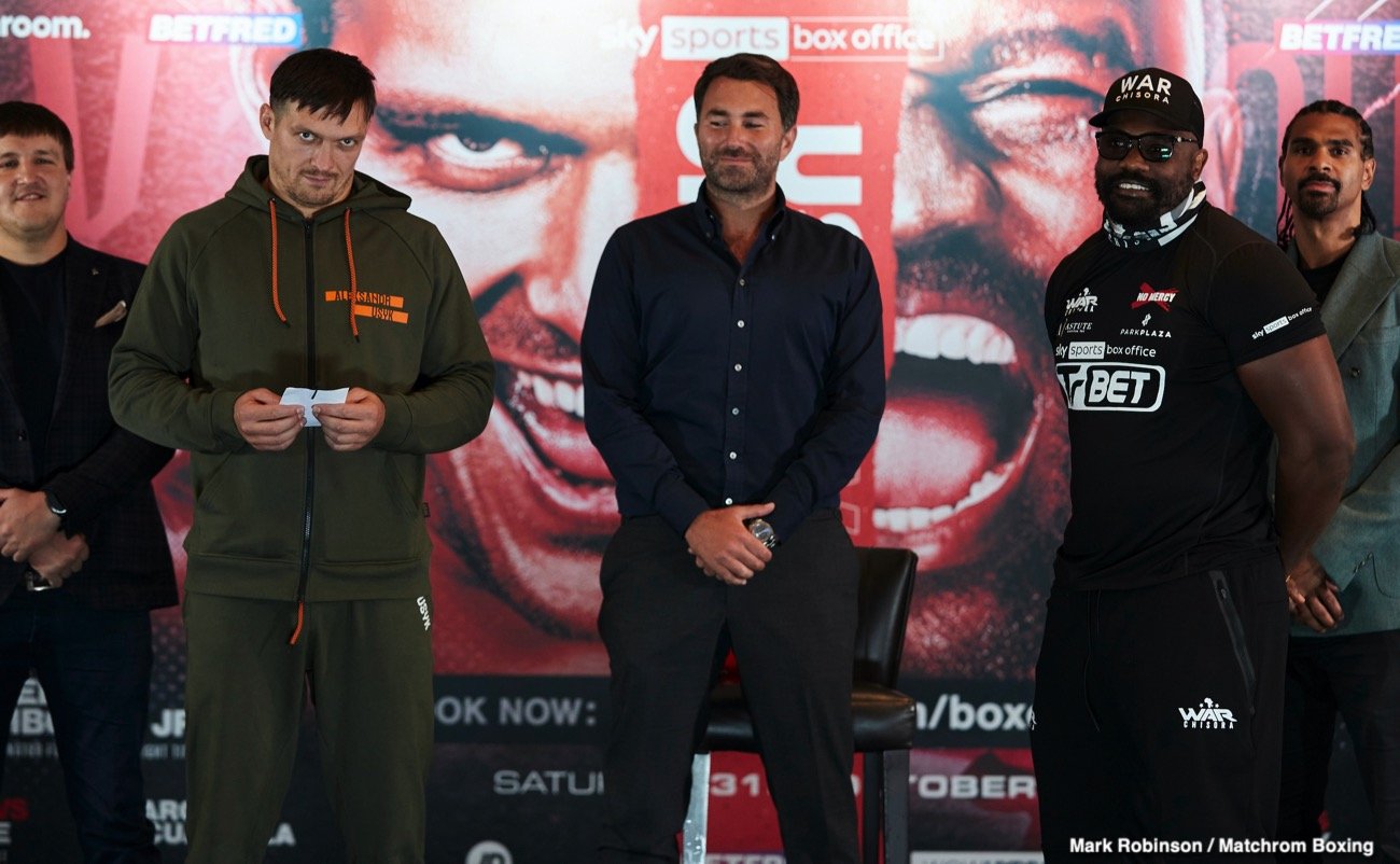 Image: Dereck Chisora will make millions with win over Oleksandr Usyk, says Hearn