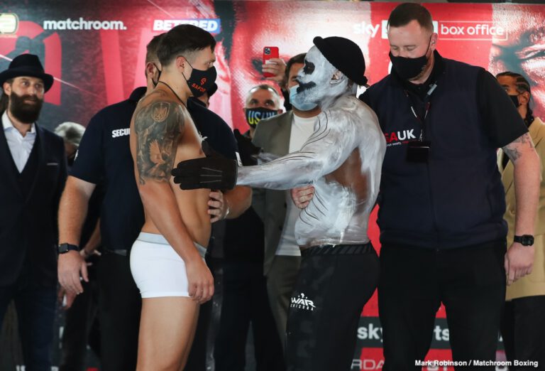 Image: Live Stream: Chisora vs Usyk Weigh In Results