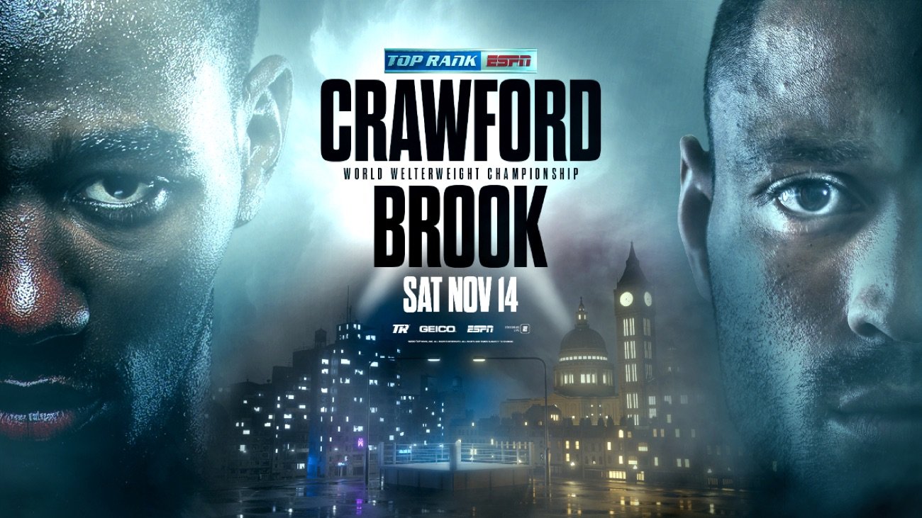 Image: Terence Crawford defends against Kell Brook on Nov.14 in Las Vegas, NV