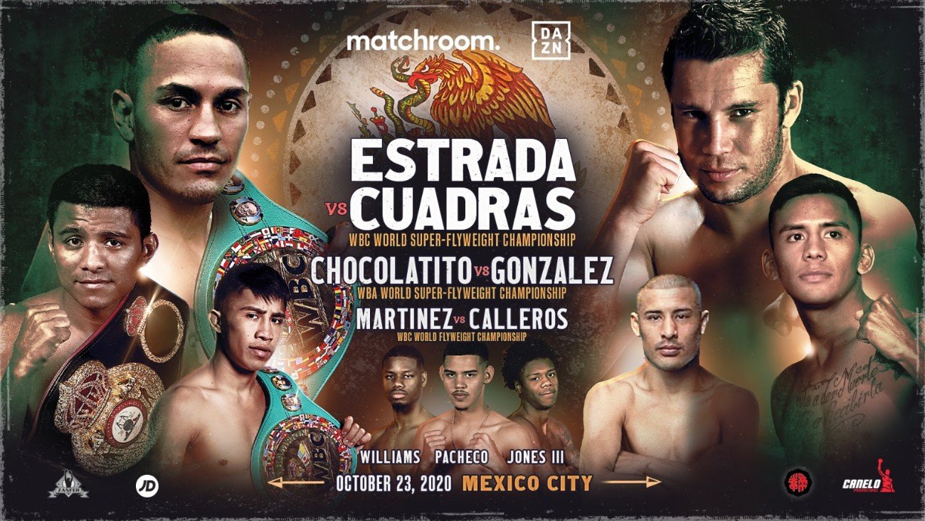 Image: Estrada vs. Cuadras & Chocolatito vs. Gonzalez this Friday, Oct.23 on DAZN