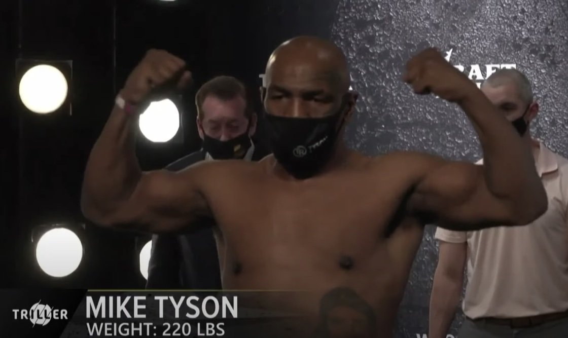 Image: Live Stream: Tyson vs. Jones Jr Weigh In