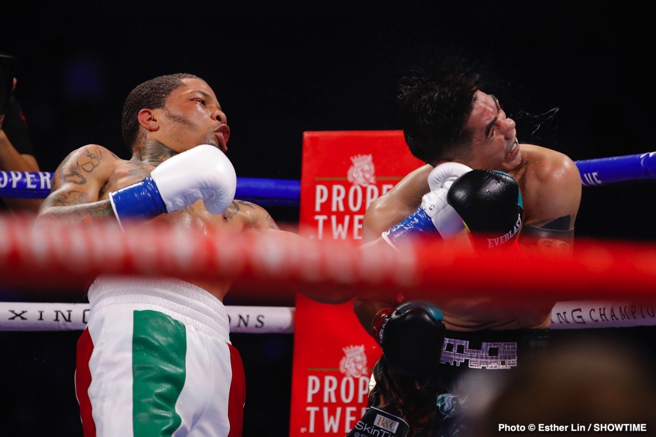 Josesito Lopez, Keith Thurman, Leo Santa Cruz boxing photo