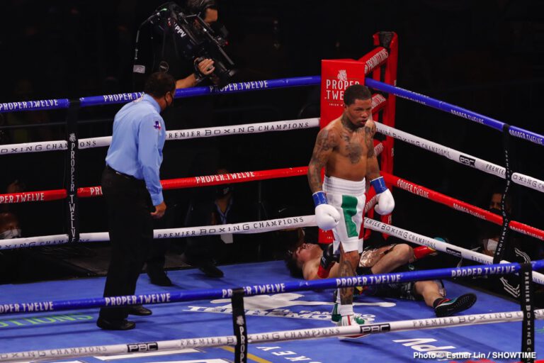 Image: Gervonta Davis knocks out Leo Santa Cruz in 6th round - live results
