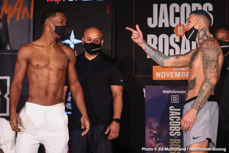 Image: Rosado: I'm knocking Jacobs' dentures out of his mouth