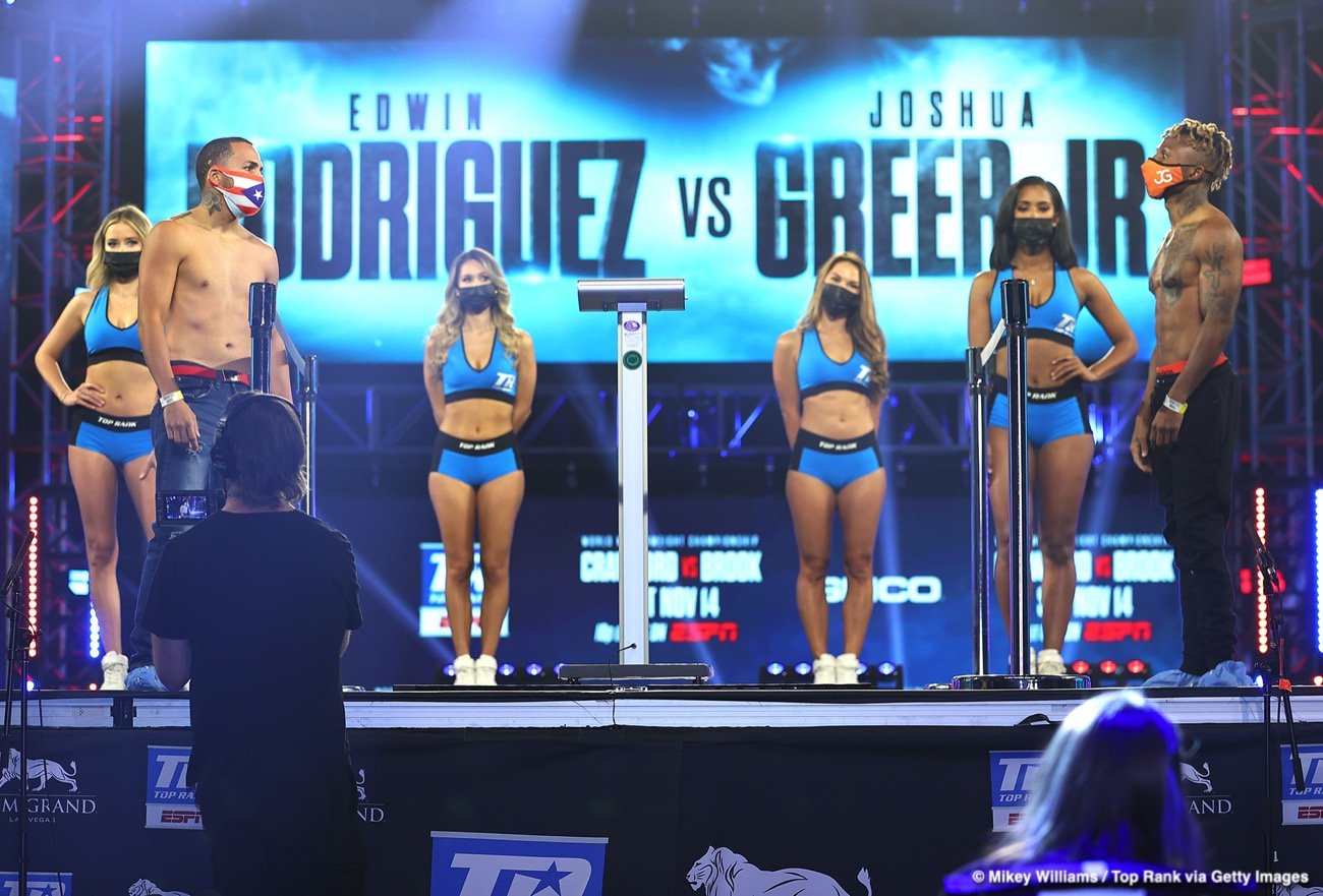 Image: Terence Crawford 146.4 vs. Kell Brook 147 - weigh-in results