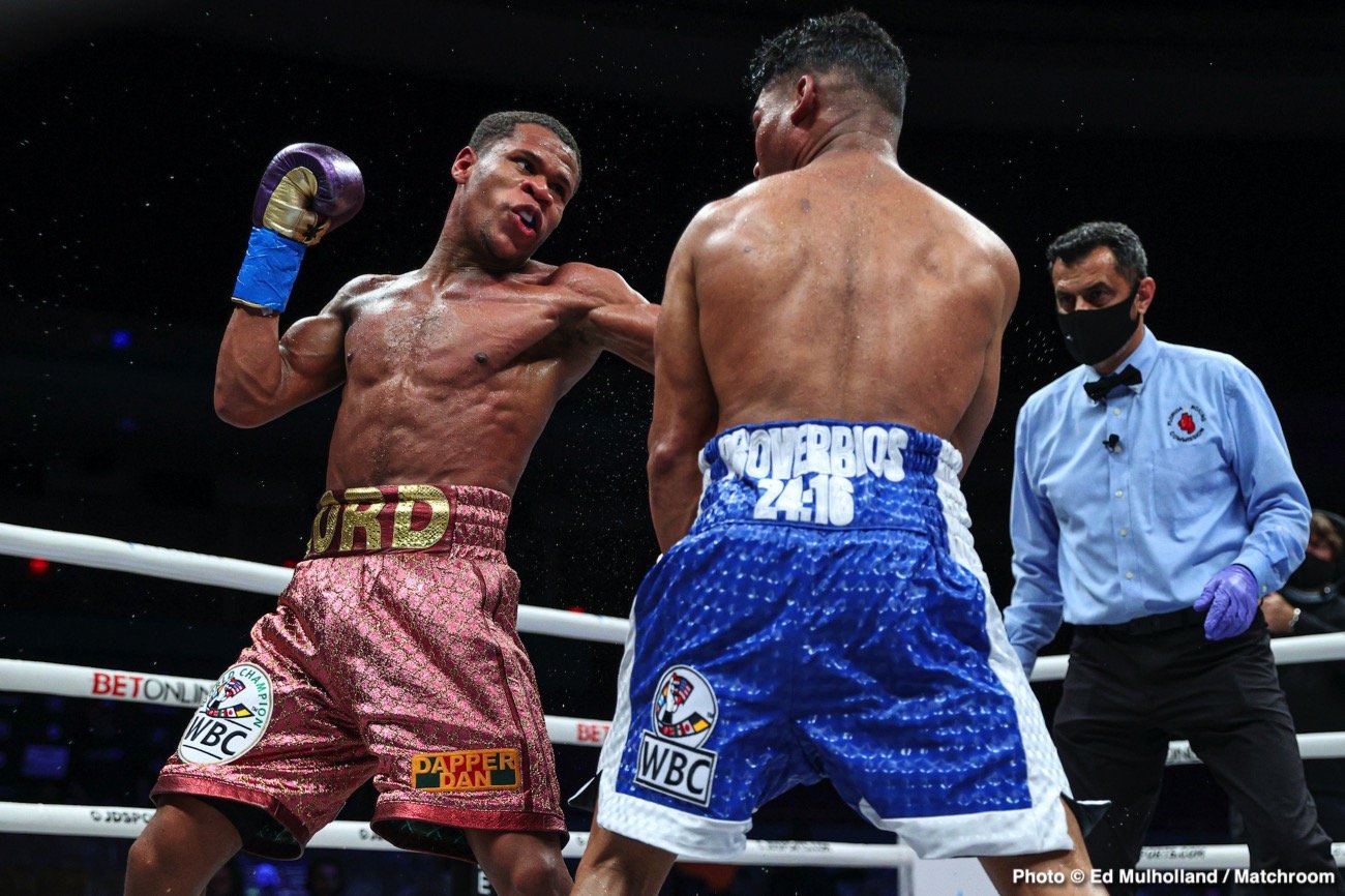 Devin Haney, Teofimo Lopez boxing photo and news image