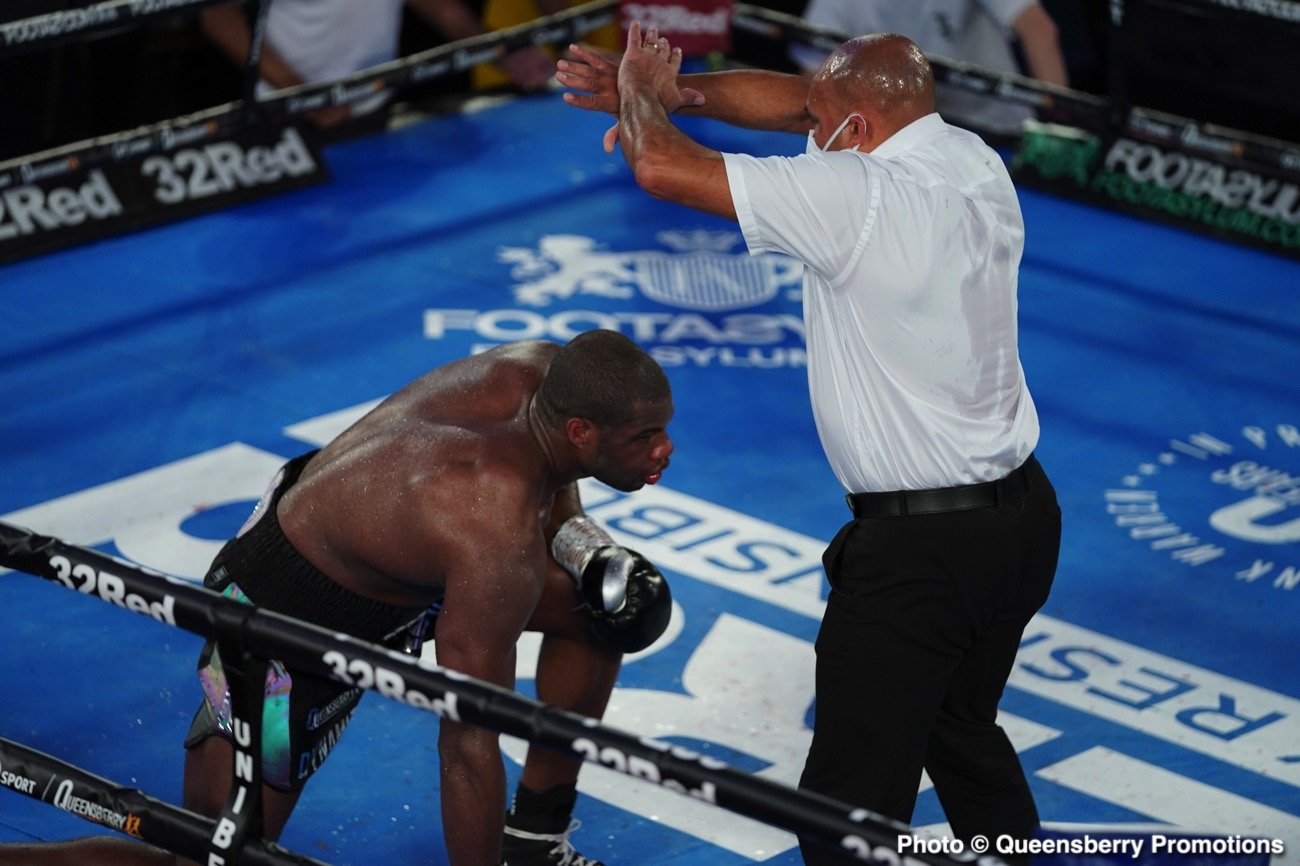 Image: Warren wants an apology from Hearn for questioning Dubois eye injury