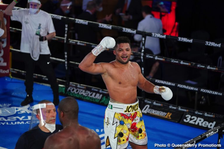 Image: WBO moves Joe Joyce to #2 in heavyweight rankings