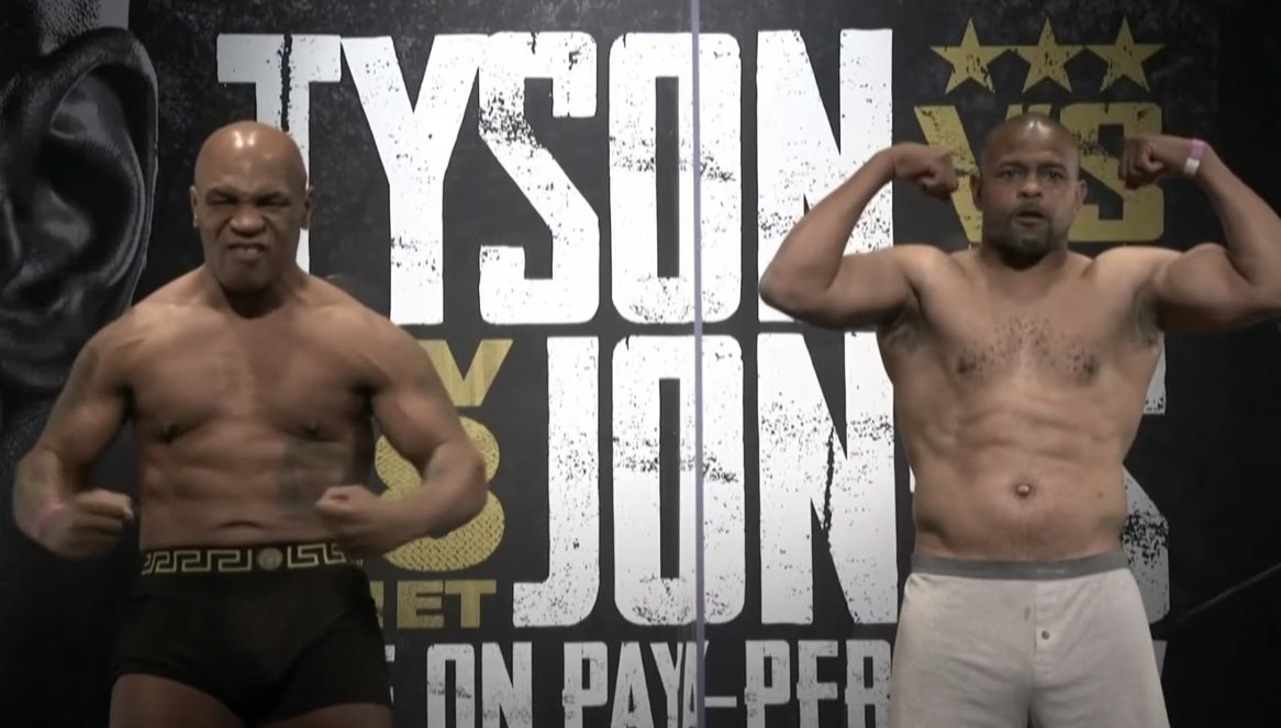 Image: Live Stream: Tyson vs. Jones Jr Weigh In