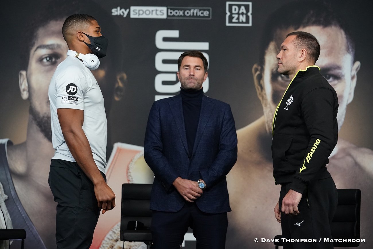 Image: Joshua vs. Pulev - Official weigh-in results for Saturday