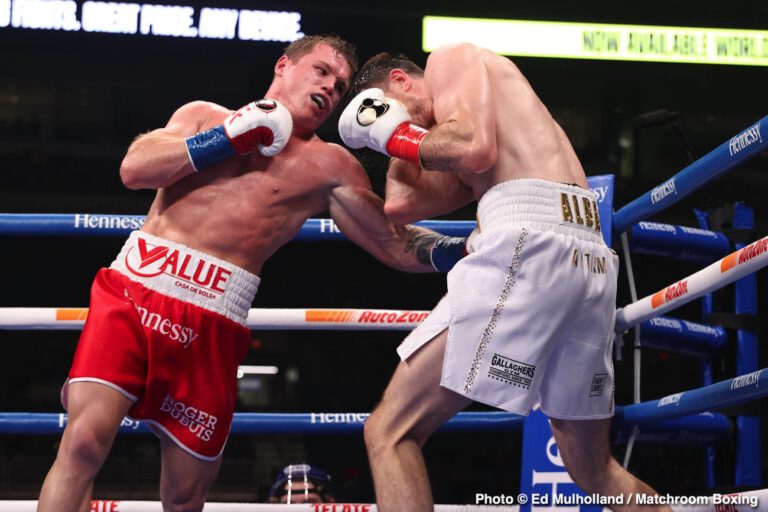 Image: Billy Joe Saunders calls out Canelo Alvarez after his win over Callum Smith
