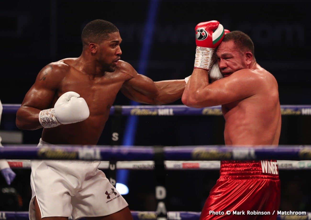 Image: Anthony Joshua may vacate his WBO title says Eddie Hearn