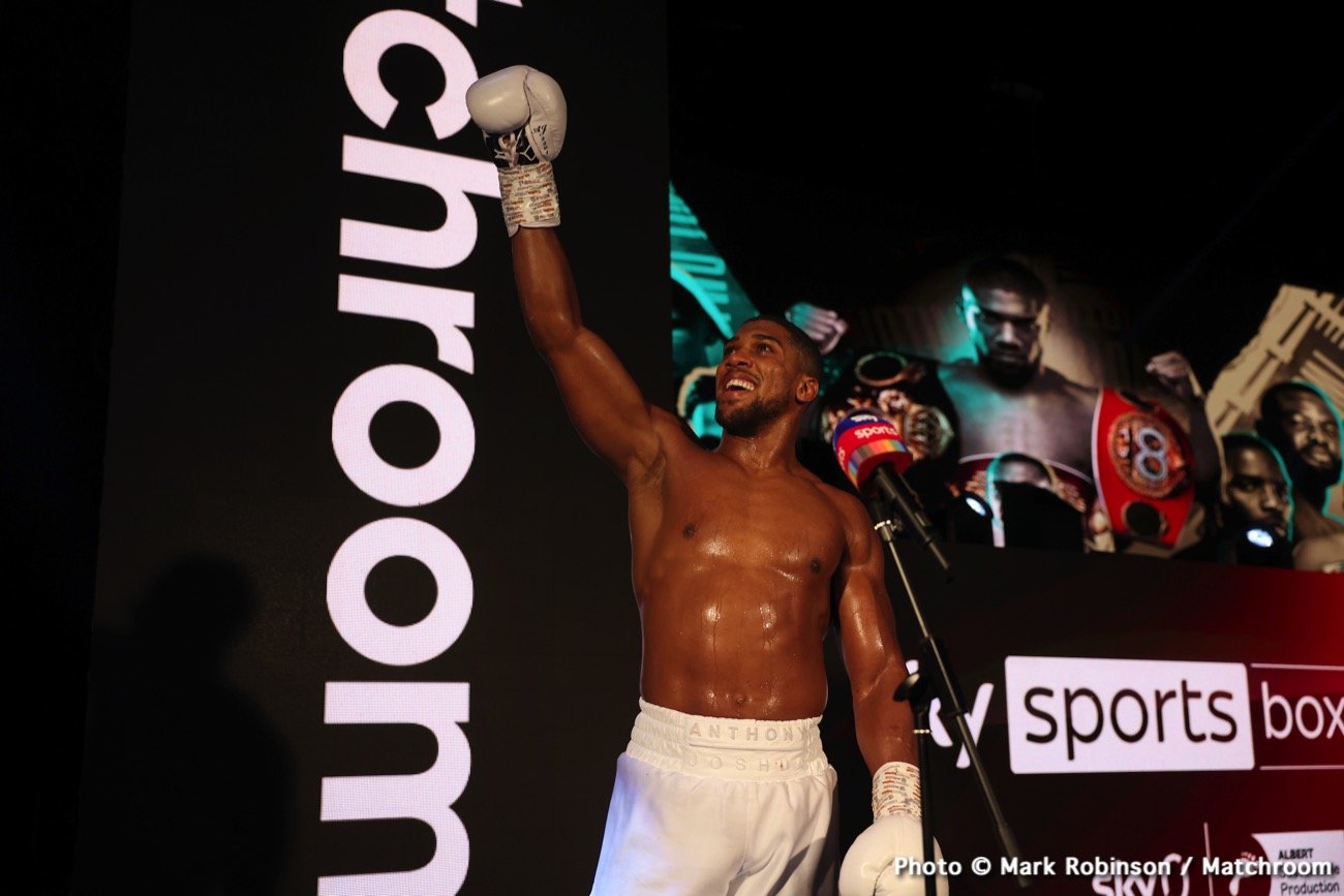 Anthony Joshua, Tyson Fury boxing photo