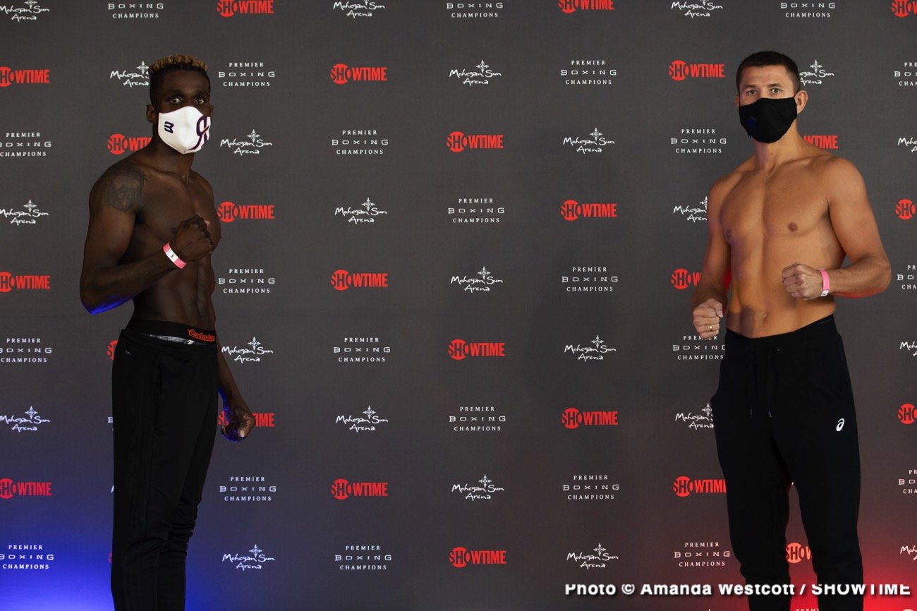 Photo: Colbert vs. Arboleda Showtime Weights & Photos Image: Colbert vs. Arboleda Showtime Weights & Photos