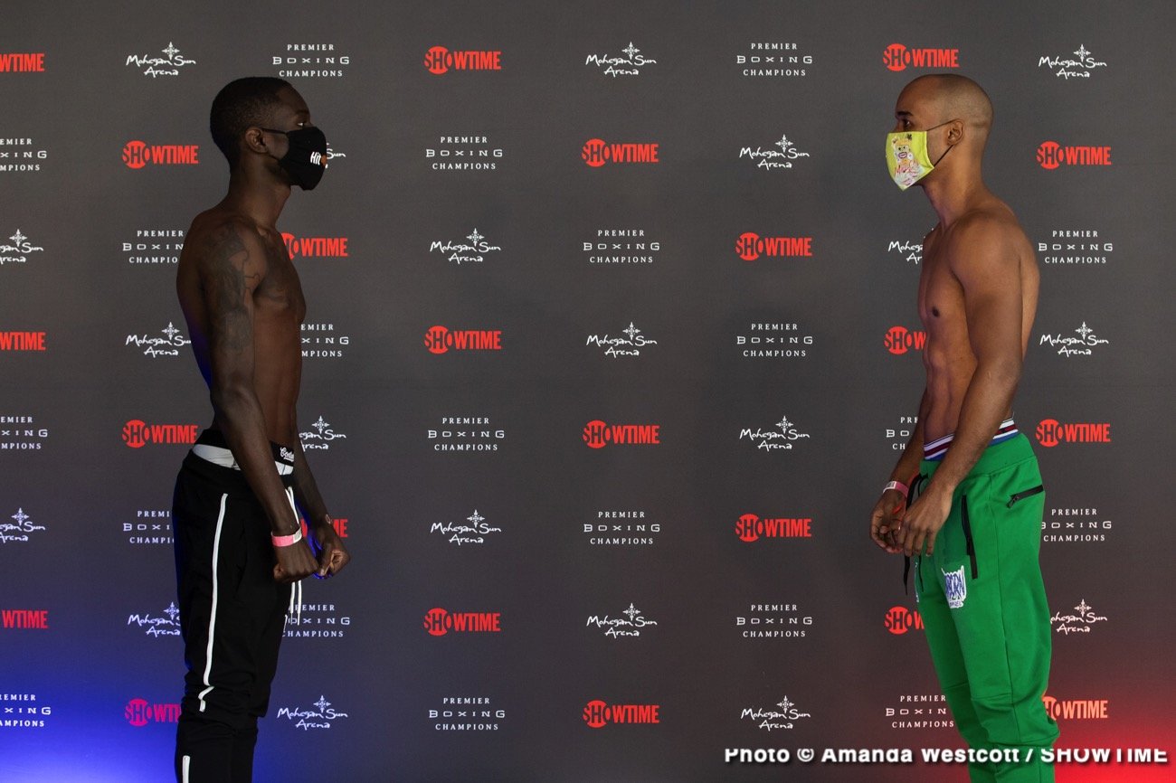 Photo: Colbert vs. Arboleda Showtime Weights & Photos Image: Colbert vs. Arboleda Showtime Weights & Photos