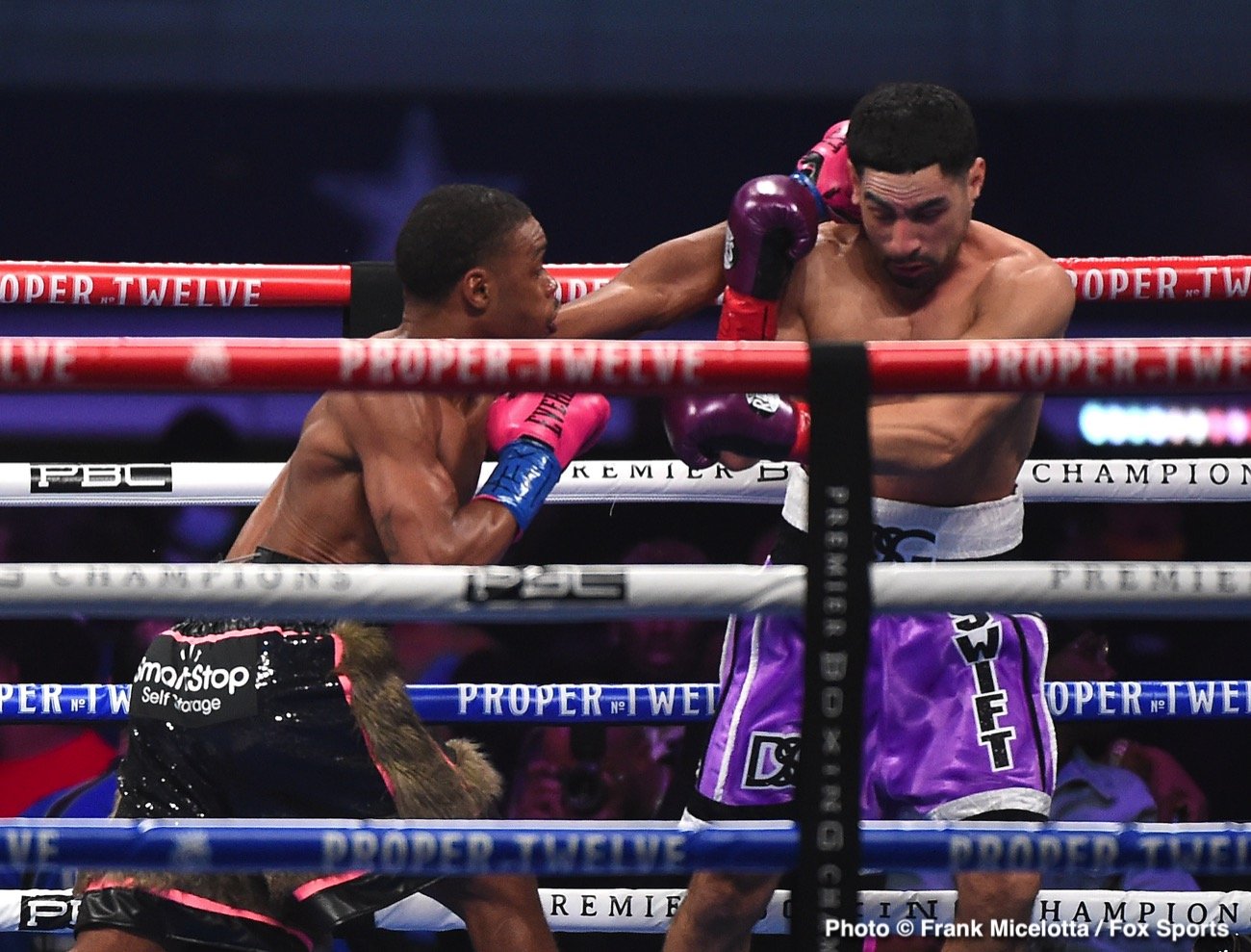 Image: Fighters react to Spence win over Garcia