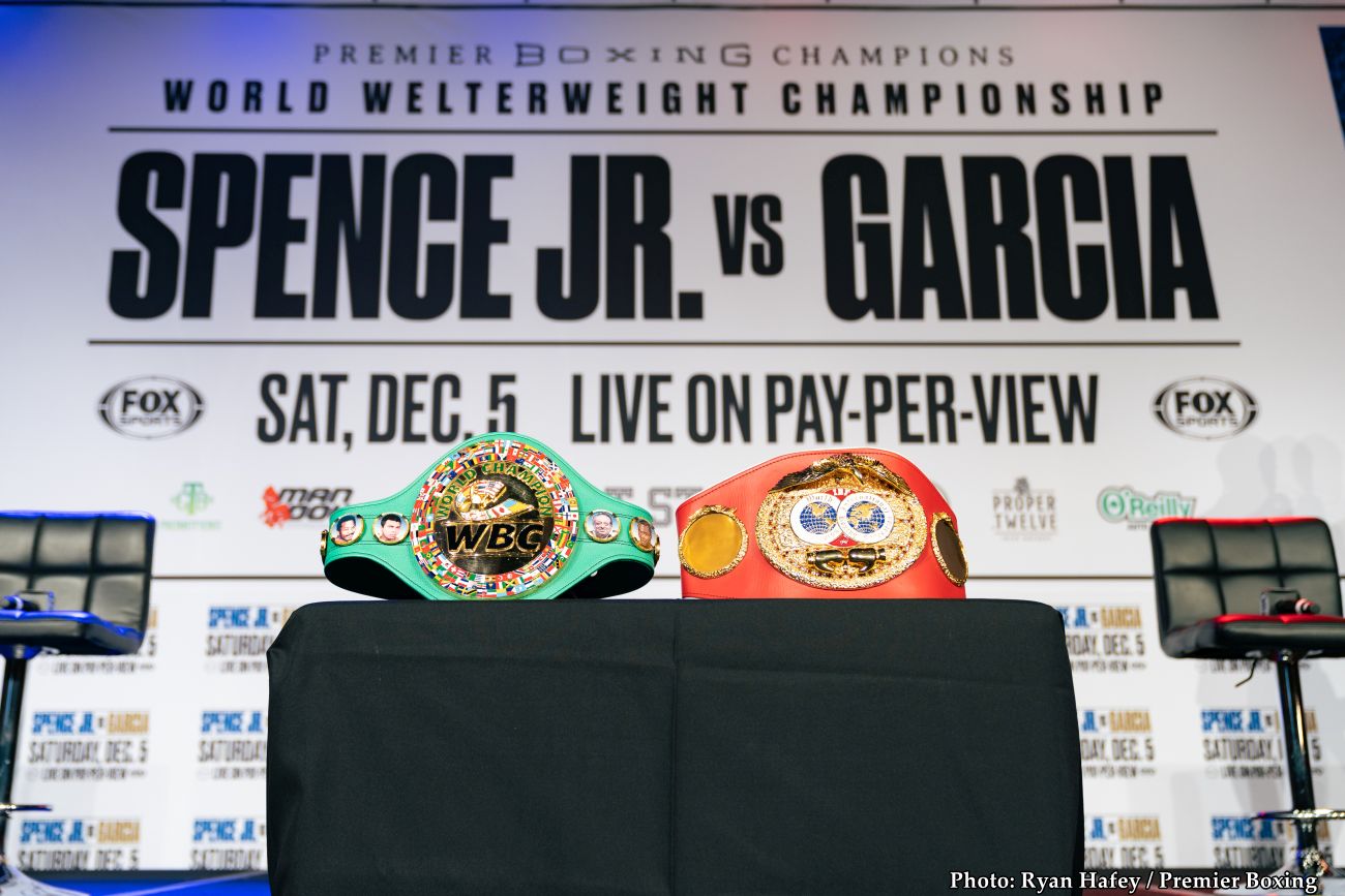 Danny Garcia, Errol Spence Jr boxing photo and news image