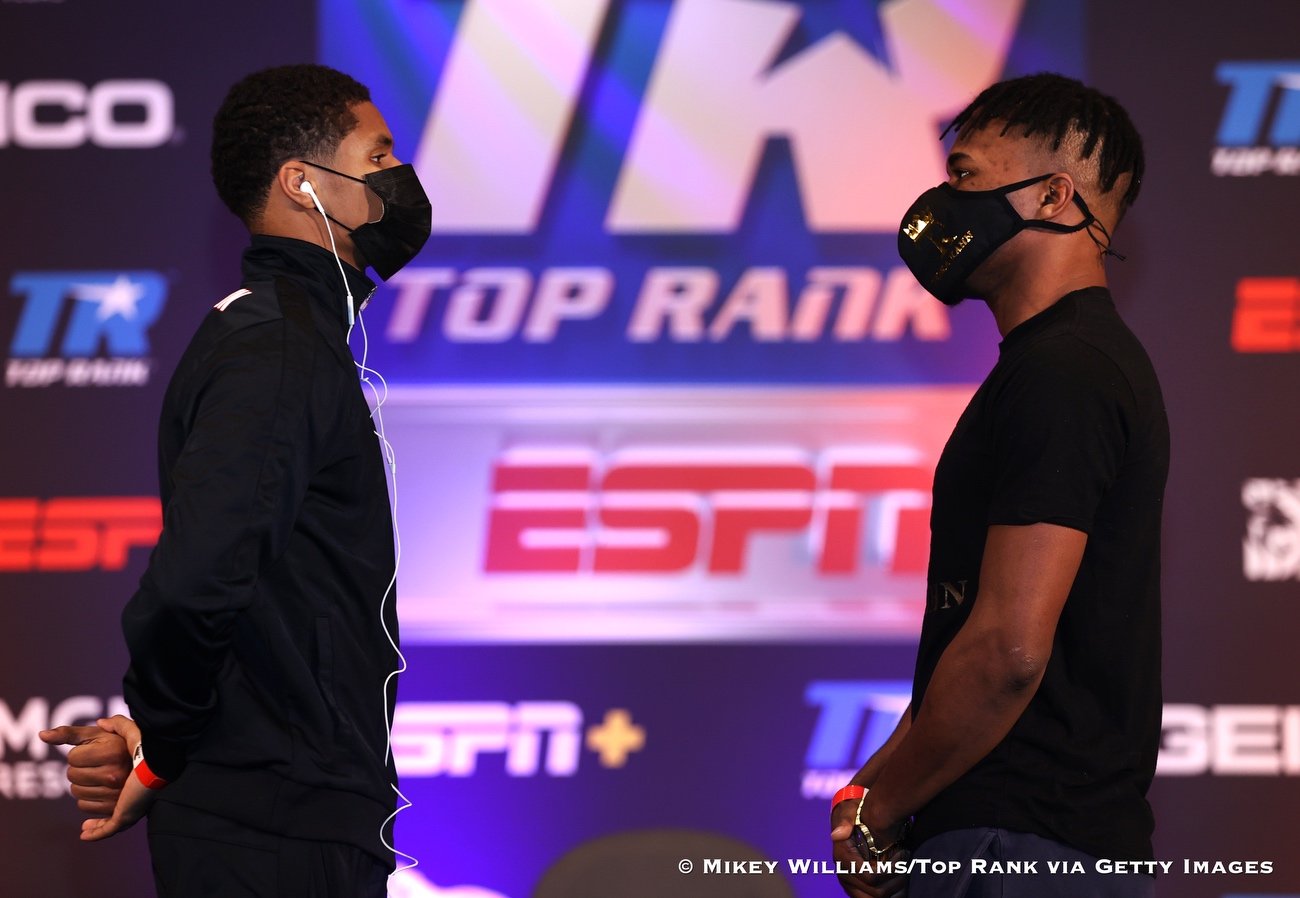 Image: Stevenson vs. Khan-Clary ESPN Weights & Photos