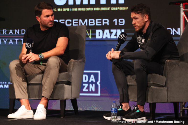 Image: Callum Smith will be moving to 175 in 2021 says Hearn