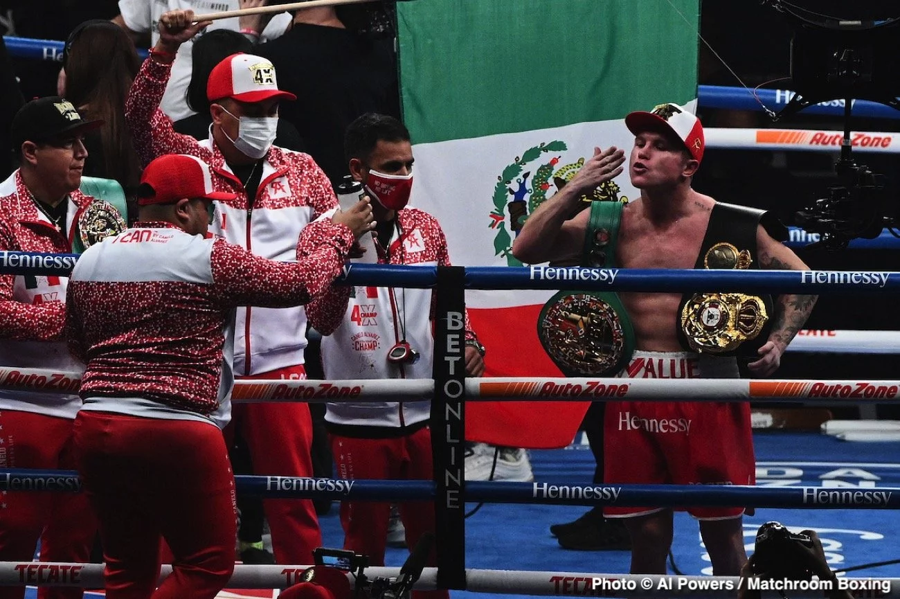 Canelo combattra Yildirim le 27 février et Saunders en mai sur Dazn - Boxing News Billy Joe Saunders Canelo Alvarez Eddie Hearn