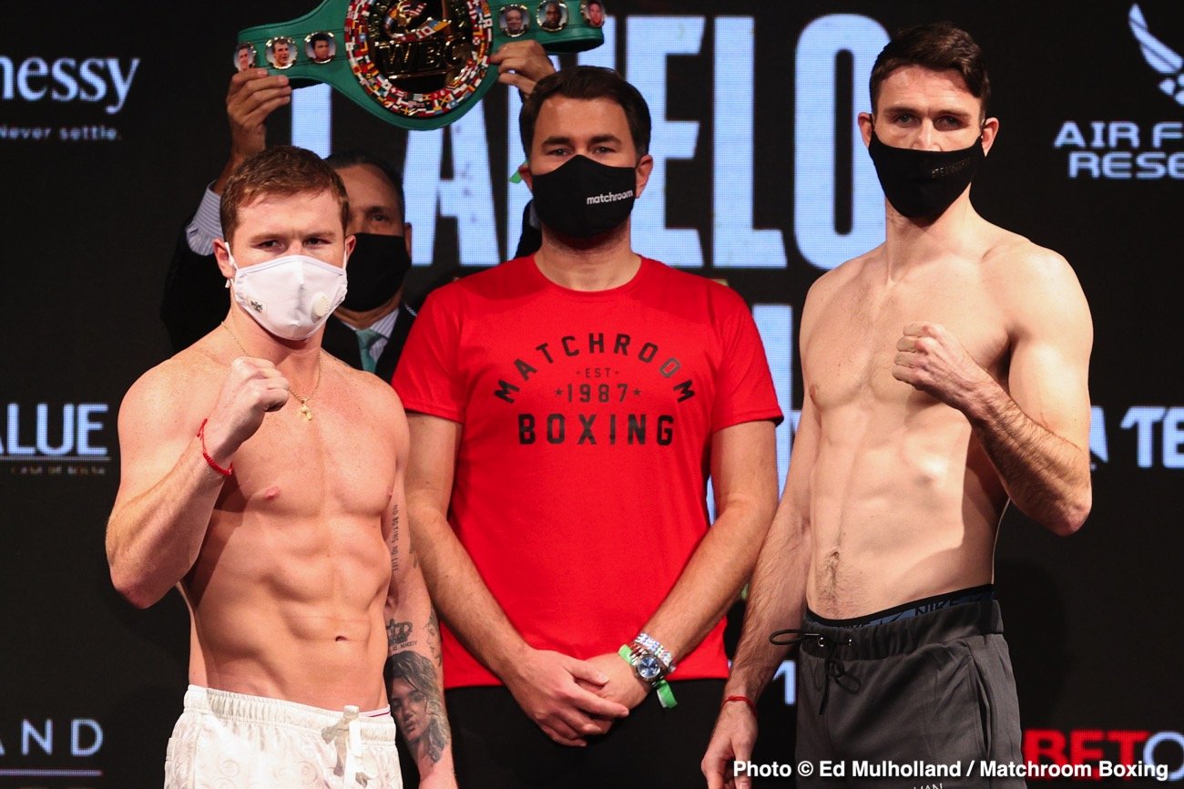 Gennady Golovkin, Callum Smith, Canelo Alvarez boxing photo