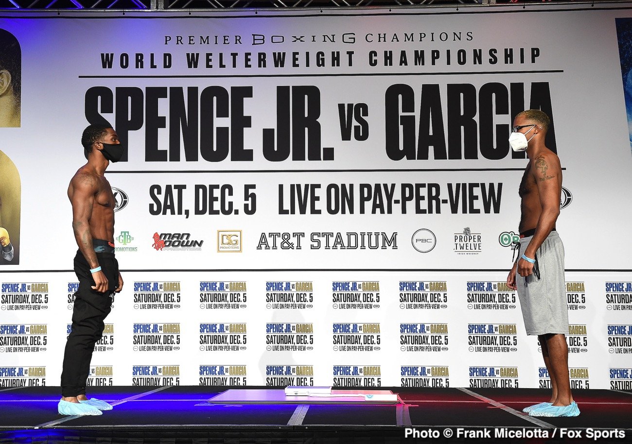 Image: Live Stream: Errol Spence Jr. Vs. Danny Garcia Fox Weigh In