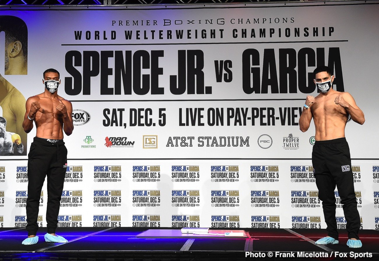 Image: Live Stream: Errol Spence Jr. Vs. Danny Garcia Fox Weigh In