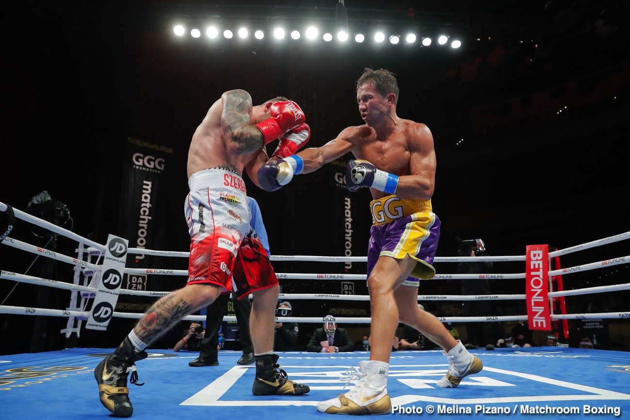 Chris Eubank Jr, Gennady Golovkin boxing photo