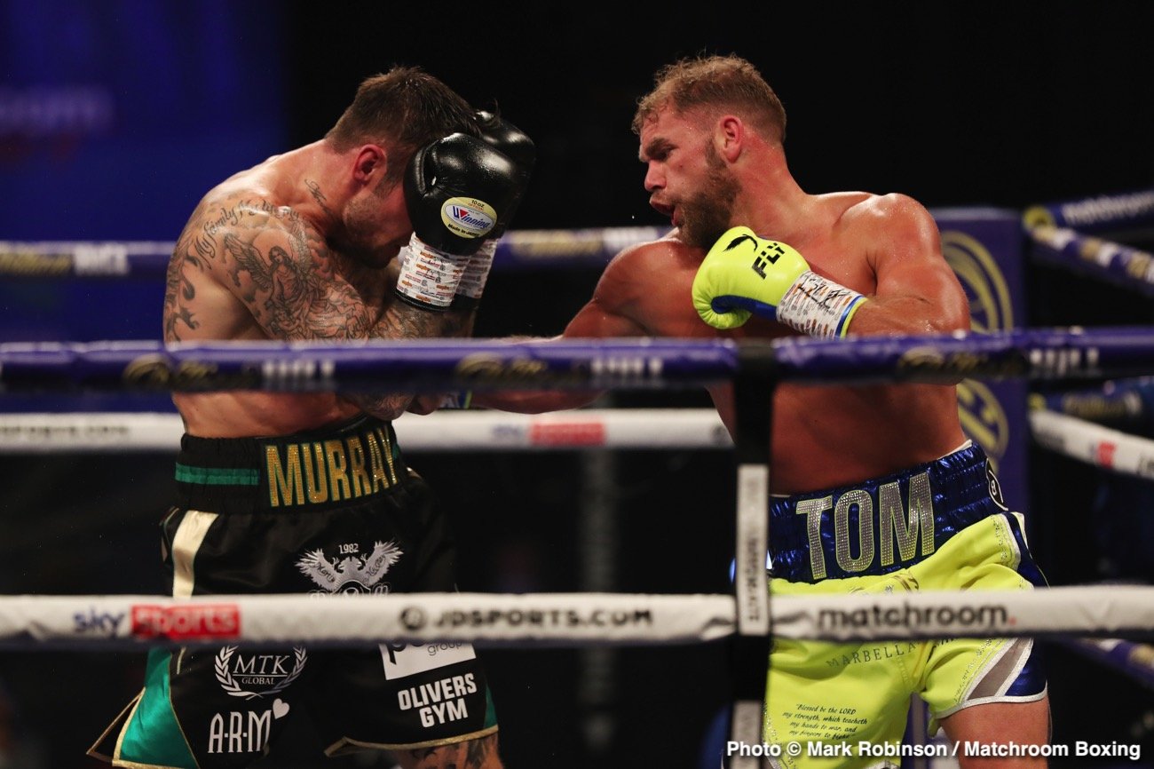 Image: Boxing Results: Saunders schools Murray in one-sided 12 round decision