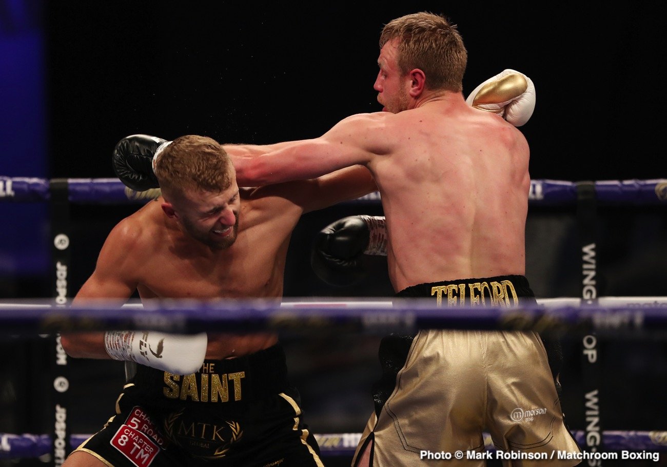 Image: Results / Photos: Saunders dominates Murray; Tennyson destroys O'Reilly