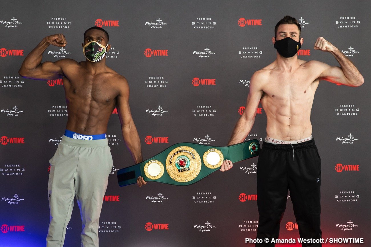 Image: Rodriguez vs. Gaballo, Ennis vs Van Heerden Showtime Weights & Photos
