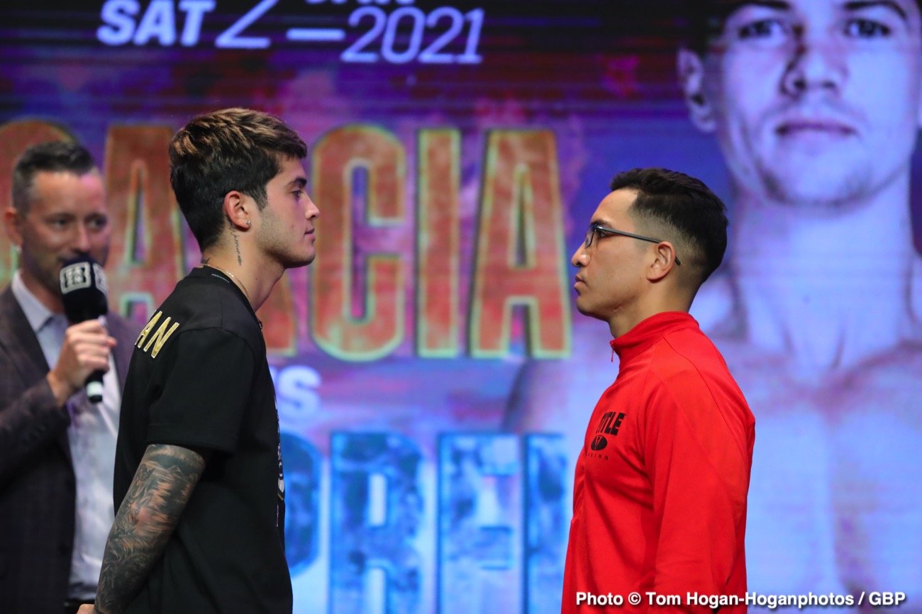 Image: Garcia vs. Campbell final press conference quotes & photos
