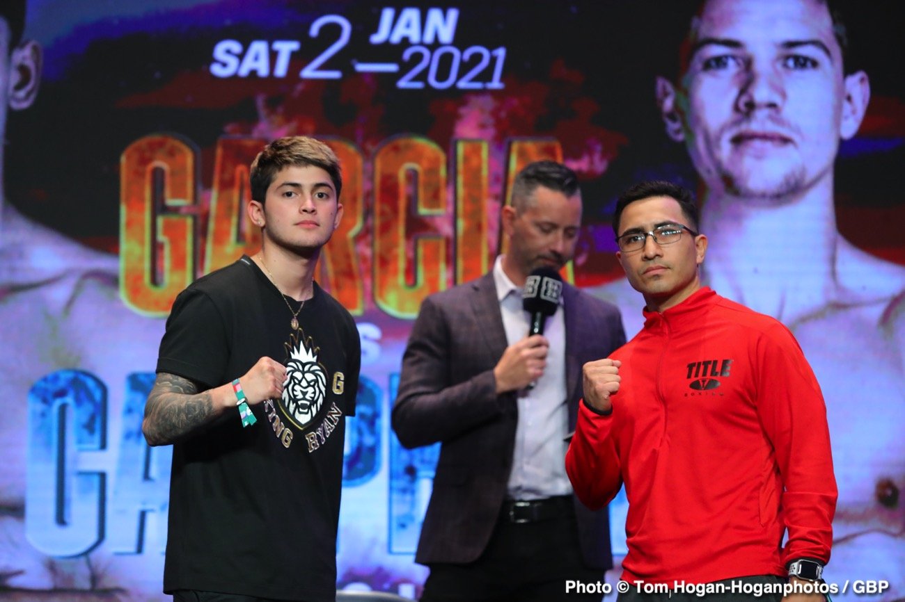 Image: Garcia vs. Campbell final press conference quotes & photos