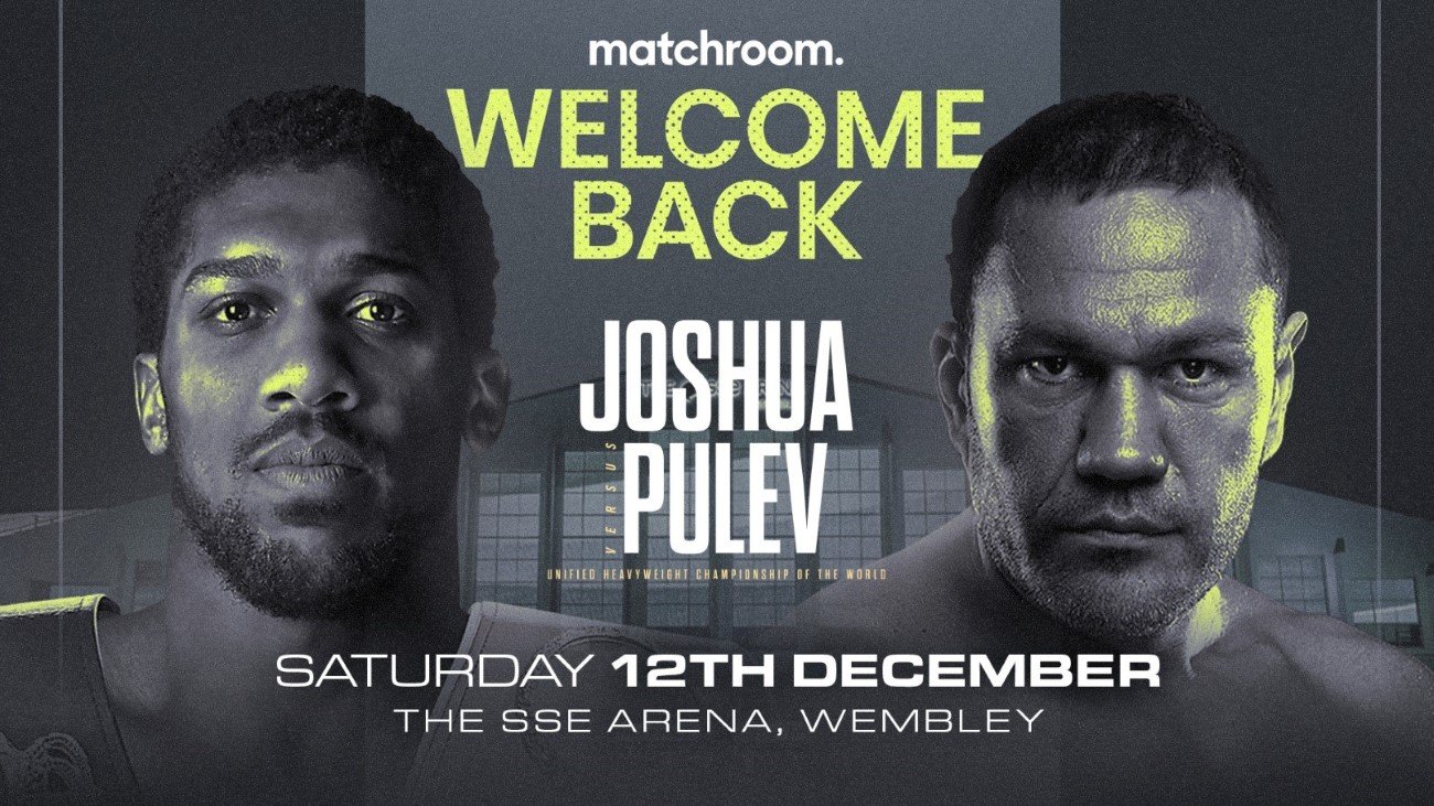 Image: Joshua vs. Pulev: 1000 tickets on sale this Friday for Dec.12th fight