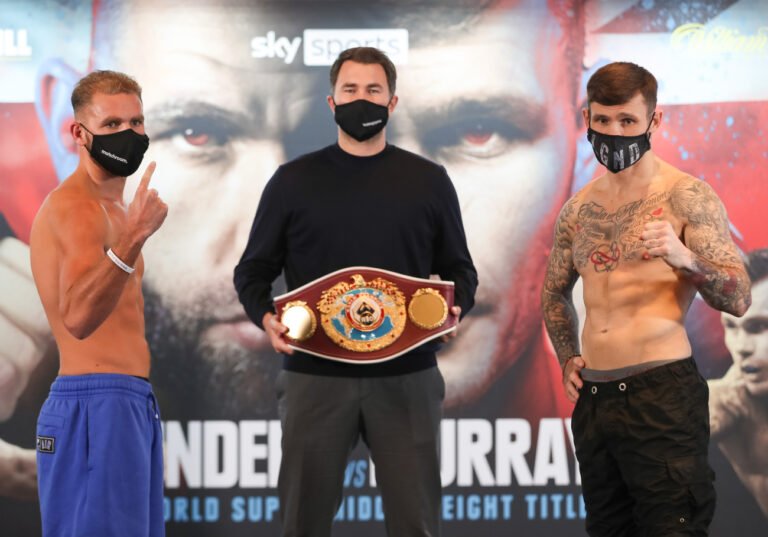 Image: Billy Joe Saunders 167¼ vs. Martin Murray 167¼ - weigh-in results