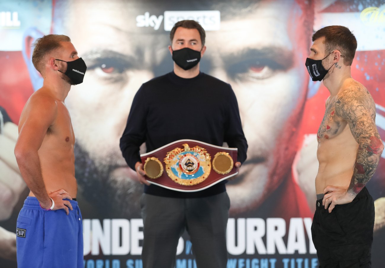 Image: Billy Joe Saunders 167¼ vs. Martin Murray 167¼ - weigh-in results