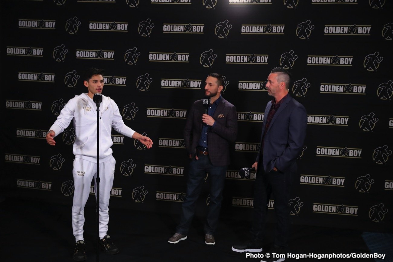 Photo: Ryan Garcia 135 vs. Luke Campbell 135 - official weights Image: Ryan Garcia 135 vs. Luke Campbell 135 - official weights
